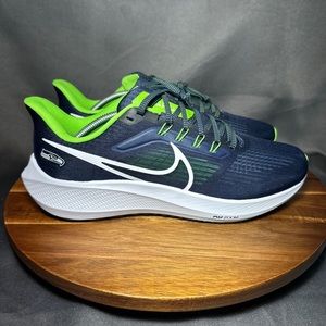 Nike Air Zoom Pegasus 39 Running Shoes NFL Seattle Seahawks